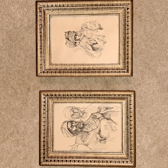 2 John Landis sketches signed & dated - Picture 2 of 6